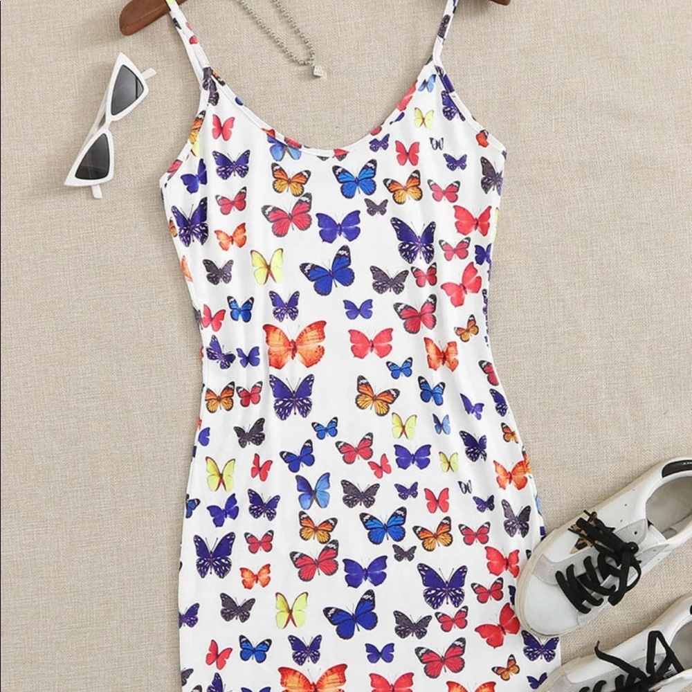 NWT Butterfly Cami Dress